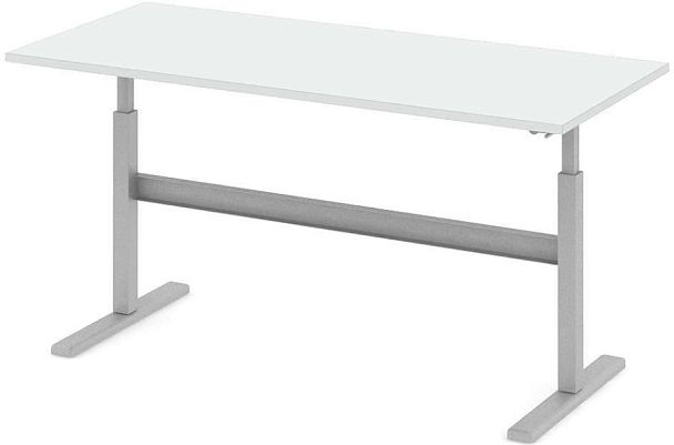 Стол офисный рабочий "Трансформер"  ПК-ТРС-СТ180Х80/МРМ-В1-76 белый - Вид 1