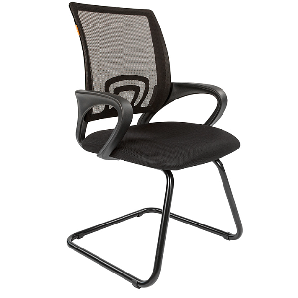 Кресло CHAIRMAN 696V, ткань TW/сетчатый акрил, черный - Вид 1