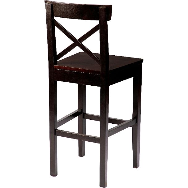 Комплект деревянных полубарных стульев с жестким сиденьем Бергольф Венге, 4 шт. - Вид 4