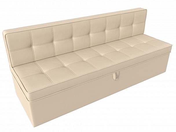 Кухонный диван Техас (полностью экокожа бежевая) - Вид 5