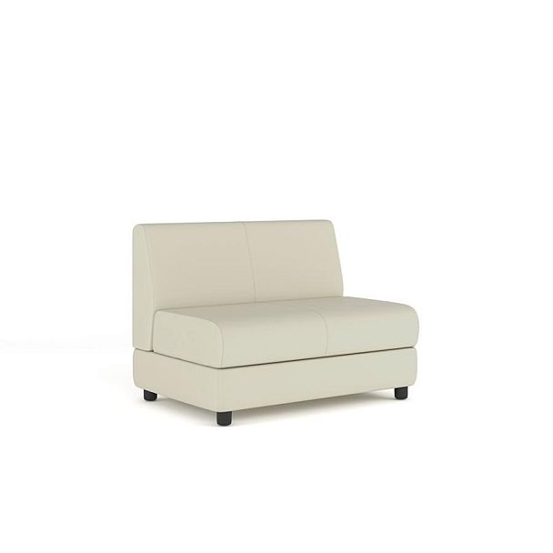 Секция 2-х местная б/п Матрикс экокожа светло-бежевая CN1112 - Вид 1