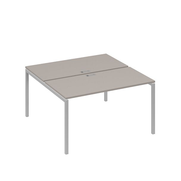 Рабочая станция опоры DUE 2х140 A4 А4 С2 174 БП мокко премиум / металлокаркас серый - Вид 1