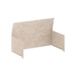 AcustiX Кабина настольная на стол L800 VE.KB3-138.8 Крем-брюле 1380*800*1100 - Фото предпросмотра