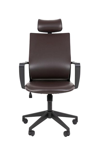 Офисное кресло Chairman 545 Россия экокожа коричневый - Вид 2