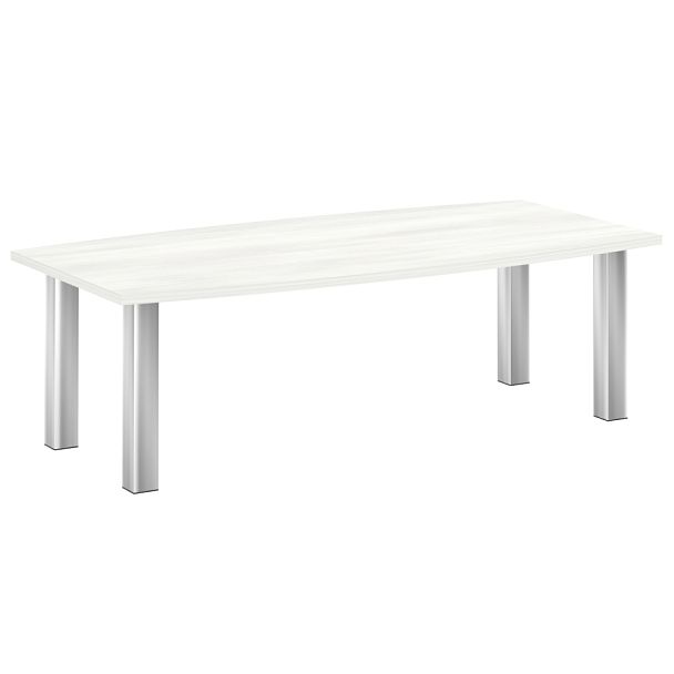 Yalta Стол переговорный M-LT.SP-2 Снежная патина/Нерж. сталь 2400*1200*750 - Вид 1