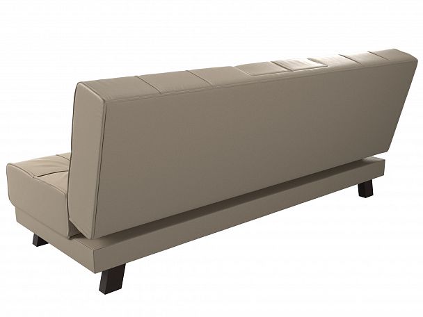 Прямой диван Винсент (полностью экокожа бежевая) - Вид 8