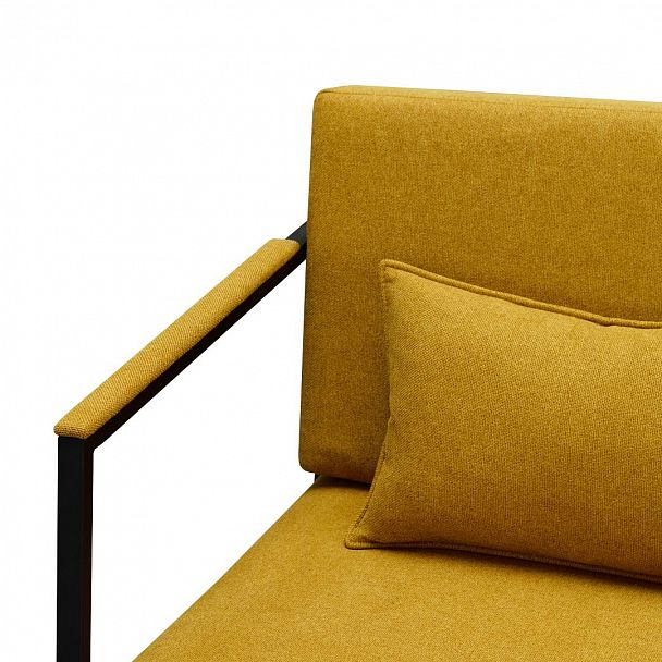 Диван лофт Стэйт Гросс большой, желтый - Вид 4
