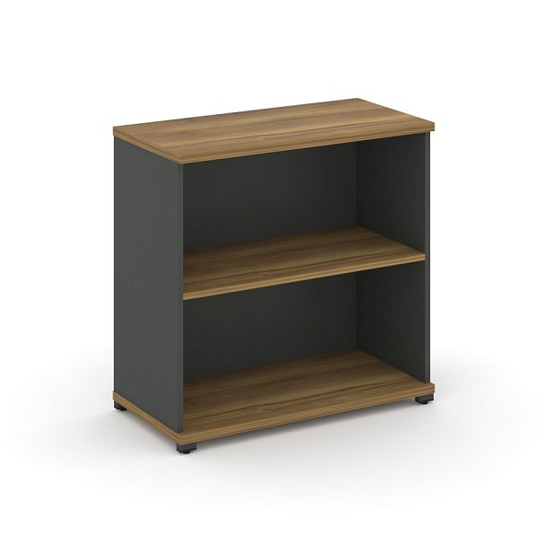 Concept Стеллаж 1 широкая секция, 2 ниши CN.STS-210 Сандал Янтарный/Антрацит/Металл Антрацит 836*420*818 - Вид 1