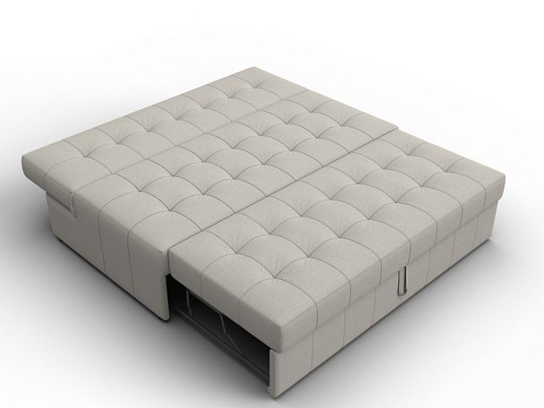 Диван прямой Лига-107 (160) Рогожка бежевый - Вид 8