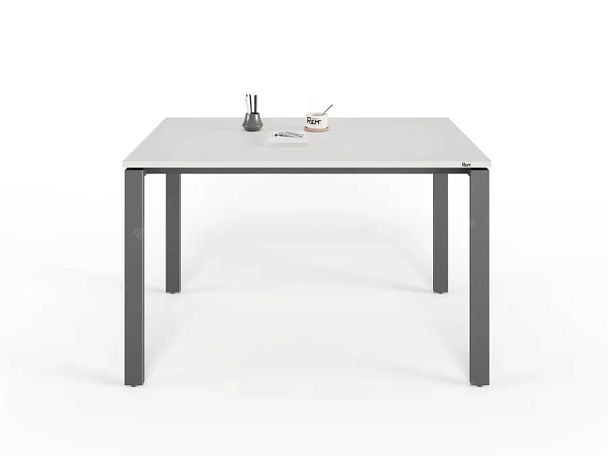 UNITY РМС8-12 БЕЛЫЙ Стол на металлокаркасе прямой 1200х800х750 - Вид 3