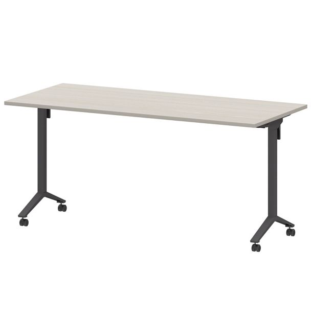 Стол мобильный складной МБ22-160.70 Ясень шимо/Антрацит 1600x700x750 Моби - Вид 1