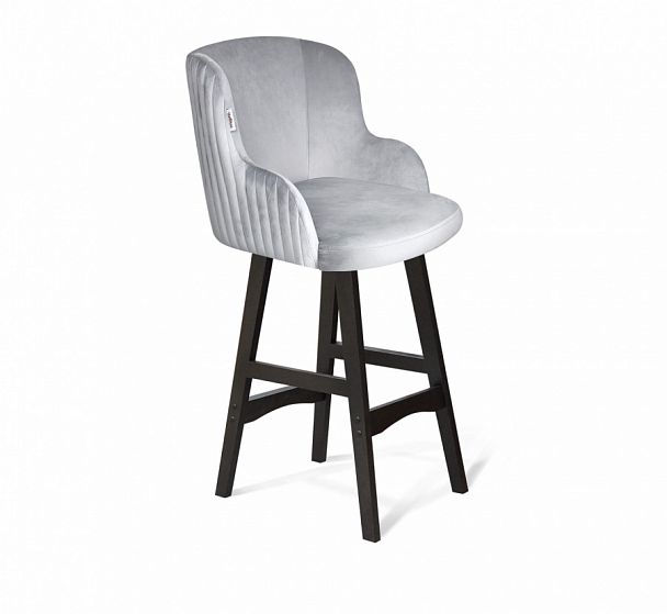 Стул полубарный Sheffilton SHT-ST39-1/S65-1 серое облако/венге - Вид 1