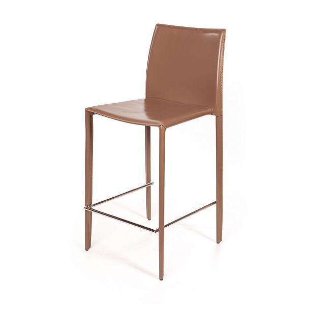 Стул полубарный Rolf, кожа капучино - Вид 8