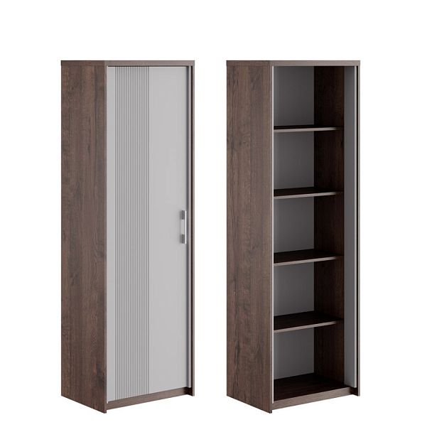 Шкаф для бумаг 1 створка Point 63,4x45x195,4 дуб апрельский - Вид 1