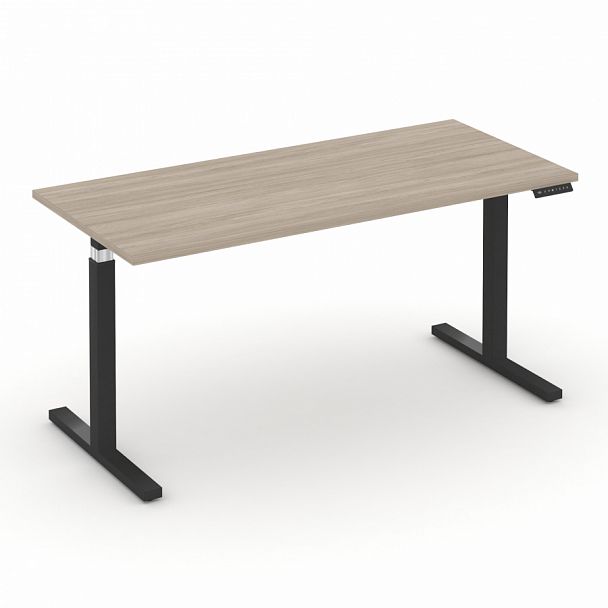 Стол электроподъемный "MOVE UP" MV.SE-4,7 Черный металл / Дуб Аттик - Вид 1