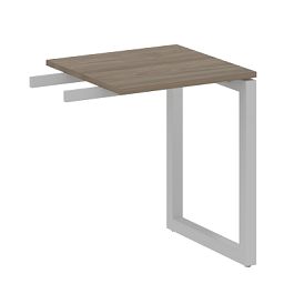 Metal System Quattro Приставной элемент на О-образном м/к 50БО.ПР-1 Вяз/Серый металл 600*600*750 - Фото предпросмотра