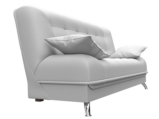 Диван Книжка Анна (полностью экокожа белая) - Вид 3