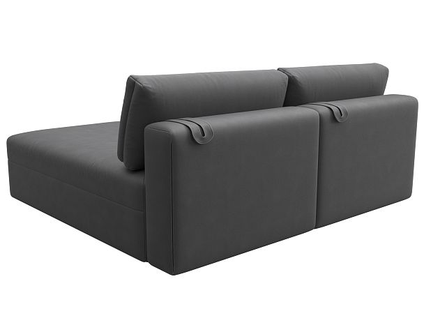 Диван угловой модульный Лига-060 НПБ угол универсальный Искусственная замша серый - Вид 5