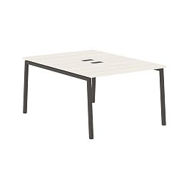 Стол 2-х местный ELWST 1116 Ясень Траун/Мокко 1160х1606х750 EDIS - Фото предпросмотра