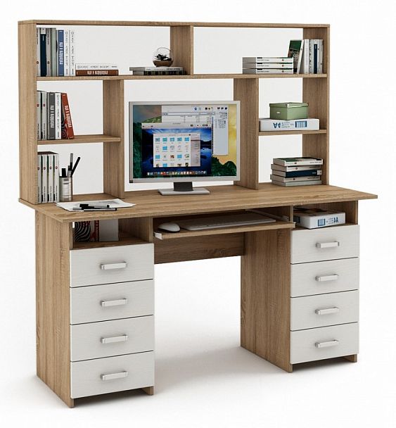 Стол компьютерный Лайт-9К СН - Вид 1