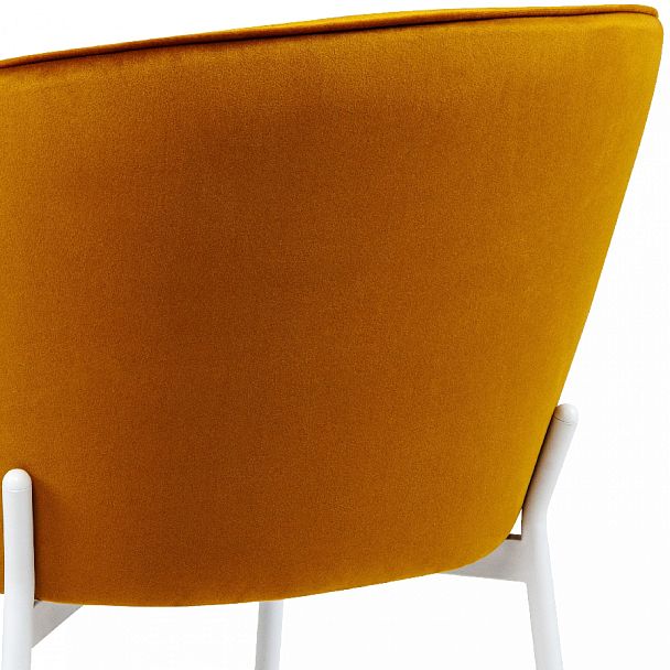 Комплект кухонных стульев Миэль горчичный велюр/белый, 4 шт. - Вид 10