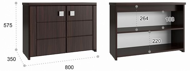 Тумба Изабель ИЗ-57К - Вид 4