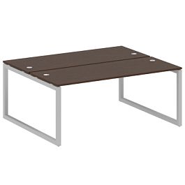 Metal System Quattro Р. ст. на О-образном м/к 50БО.РАС-СП-2.5 Венге/Серый металл 1800*1475*750 - Фото предпросмотра