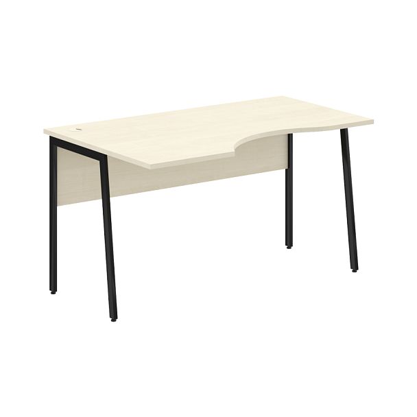 Стол прямой СА-2P(L) Клен*/Черный 1400х900х755 IMAGO PLUS - Вид 1