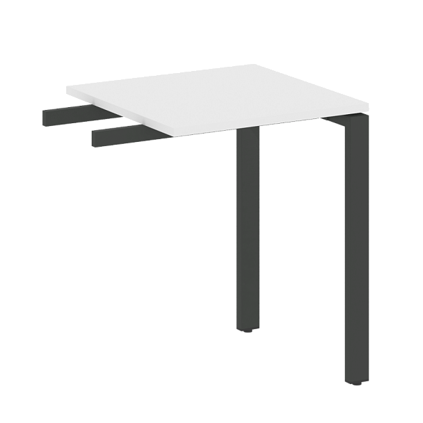Metal System Приставной элемент на П-образном м/к БП.ПР-1 Белый/Антрацит металл 600*600*750 - Вид 1