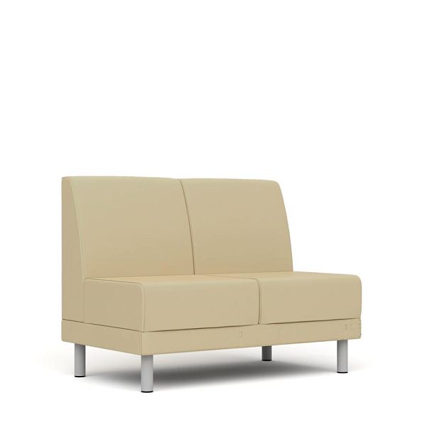 Секция 2-местная Александрия экокожа бежевая CN1123 - Вид 1