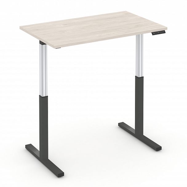 Стол электроподъемный "MOVE UP" MV.SE-2.7 Антрацит металл / Денвер Светлый - Вид 3