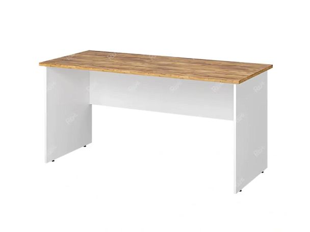 TANDEM RTD028-160-SH Стол прямоугольный ун-й 1600х700х750 Таксония шоколадная/Белый - Вид 1