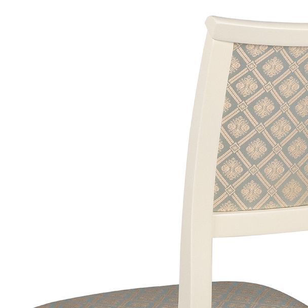 Комплект деревянных стульев с мягким сиденьем Камир Слоновая кость/Бирюзовый жаккард, 3 шт. - Вид 10