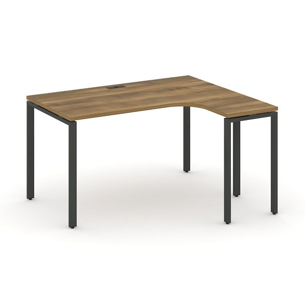 Concept Стол эргономичный CN.SA-001(R) Сандал Янтарный/Металл Антрацит 1380*1180*750 - Вид 1