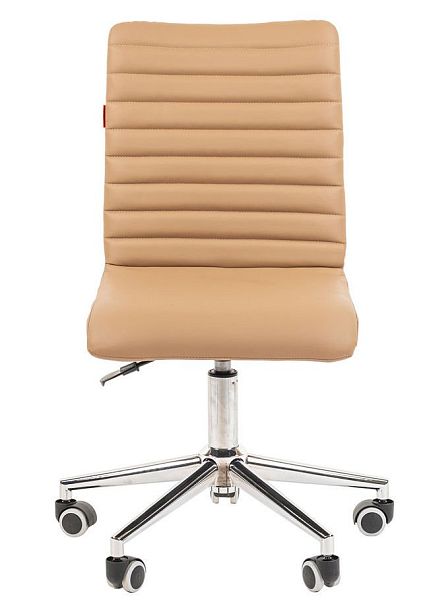 Кресло CHAIRMAN 020, экокожа, бежевый - Вид 2