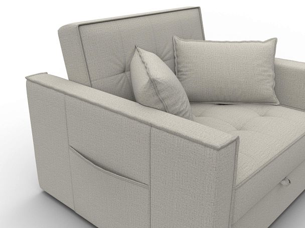 Кресло-кровать Лига-104 (80) Рогожка бежевый - Вид 4