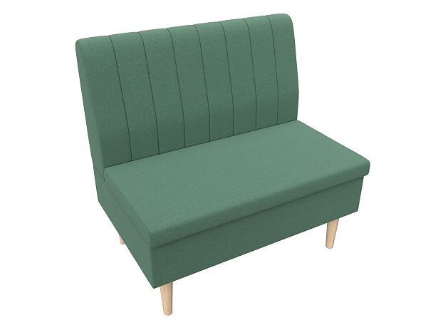 Диван прямой Мини Рогожка зеленый - Вид 6