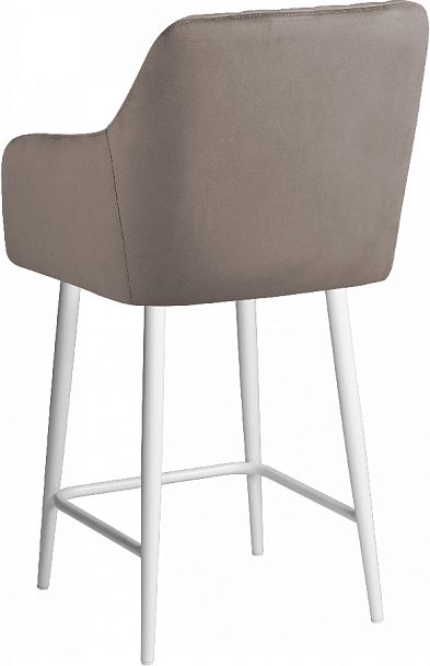 Комплект полубарных поворотных кресел Барли К, Confetti mocco/белый, 2 шт. - Вид 6