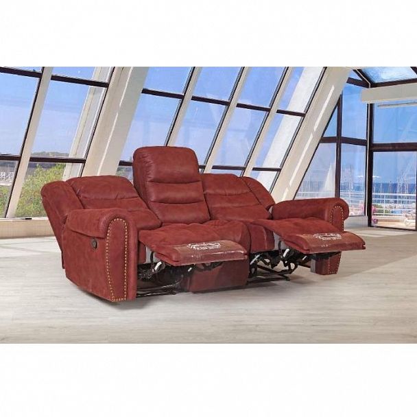 Диван "Нью-Йорк 3RK" кожа - Вид 3