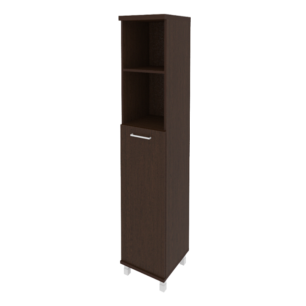 First Шкаф высокий узкий правый KSU-1.6 (R) Венге 401*432*2060 - Вид 1