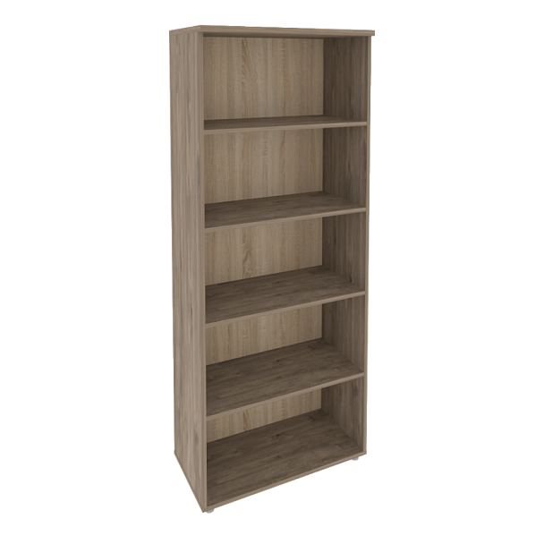 Onix Стеллаж высокий широкий O.ST-1 Тиквуд темный 800*420*1977 - Вид 1