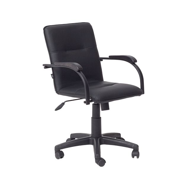 Кресло Самба Лифт, экокожа Galaxy black, каркас пластик - Вид 1