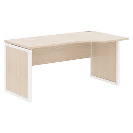 Стол эргономичный XQPCET 169(R) Бук Тиара/Белый 1600х900х750 XTEN-QP - Фото предпросмотра