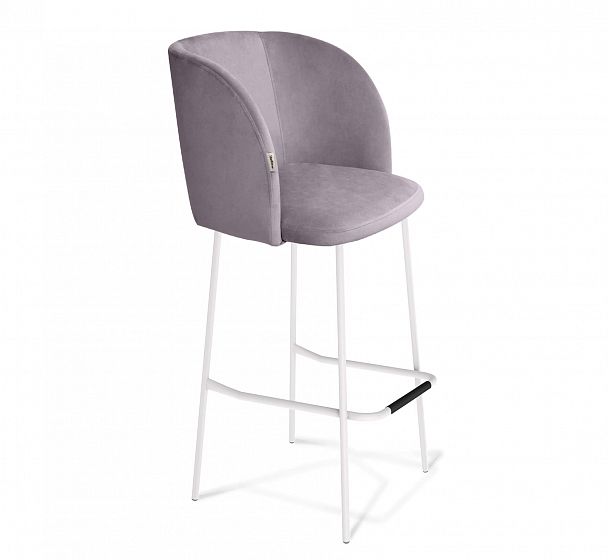 Стул барный Sheffilton SHT-ST33/S29 сиреневая орхидея/белый муар - Вид 2