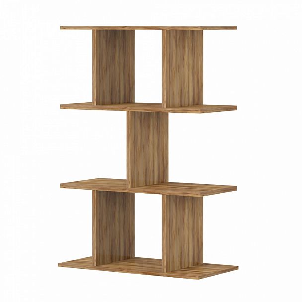 Каркас стеллажа "Парламент" ПК-УНФО-СЖ133Х90КР-В1-1077 таксония медовая - Вид 1