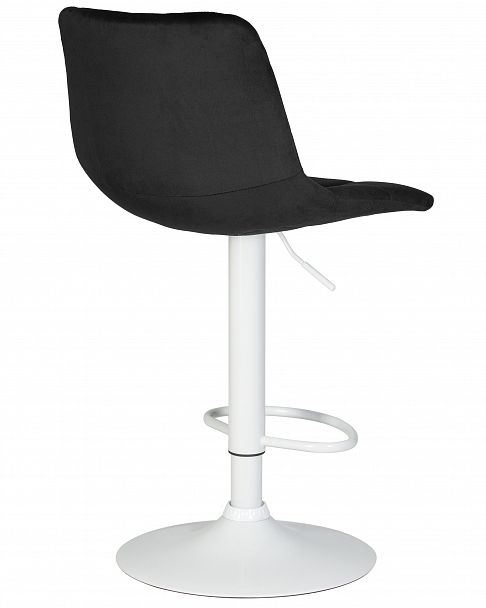 Стул барный DOBRIN TAILOR WHITE (черный велюр (MJ9-101)) - Вид 4