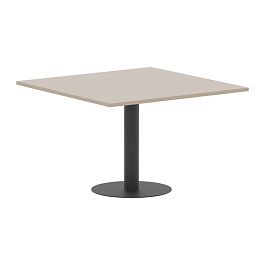 Конференц стол ПРГ-6 Мокачино/Антрацит 1200х1200х750 - Фото предпросмотра