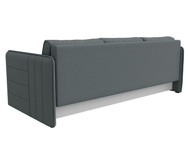 Диван прямой Слим Рогожка серый - Вид 5