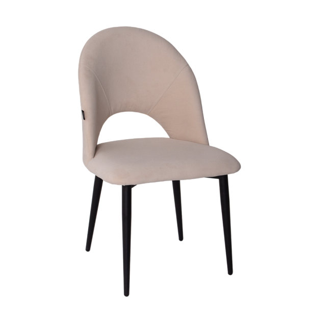 Стул Игнис, велюр Vivaldi 2, ножки металл черный муар - Вид 1