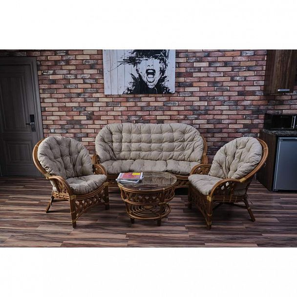 Комплект Черчилль / Рузвельт с 3х местным диваном - Вид 12